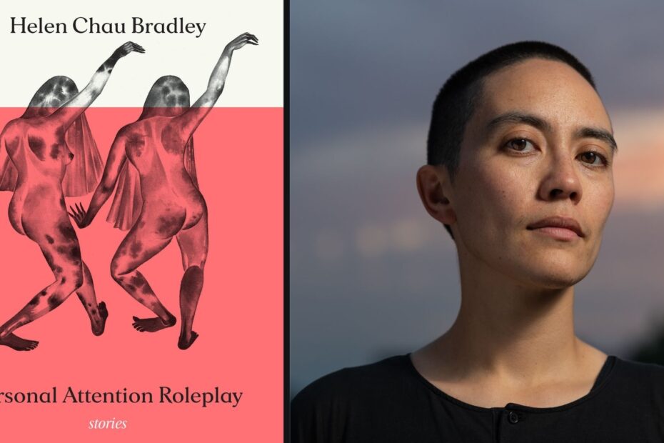 Banner with book cover and author headshot
