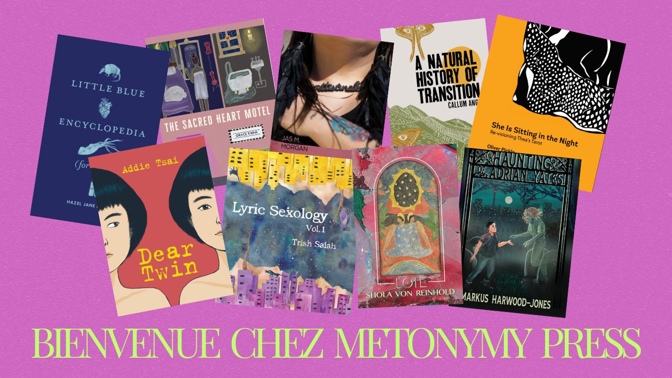 WELCOME TO METONYMY PRESS